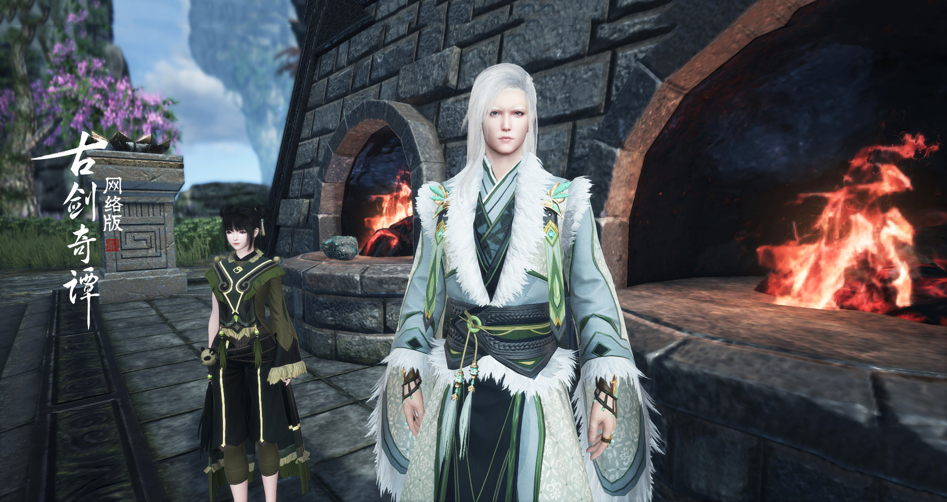 与步云洲昆吾子大师对话,即可开启试炼